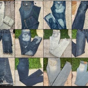 Dkny and true religion jeans